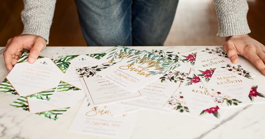 proofreading the invitations